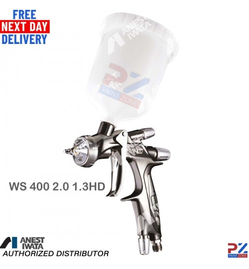 Anest Iwata WS400 2.0 Spray Gun 1.3HD - UK Only Non-Digital Clear Model